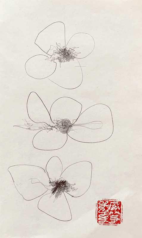 Eden No. 1 - 13cm x 21cm Graphite and Ink - by Gordon Glyn-Jones